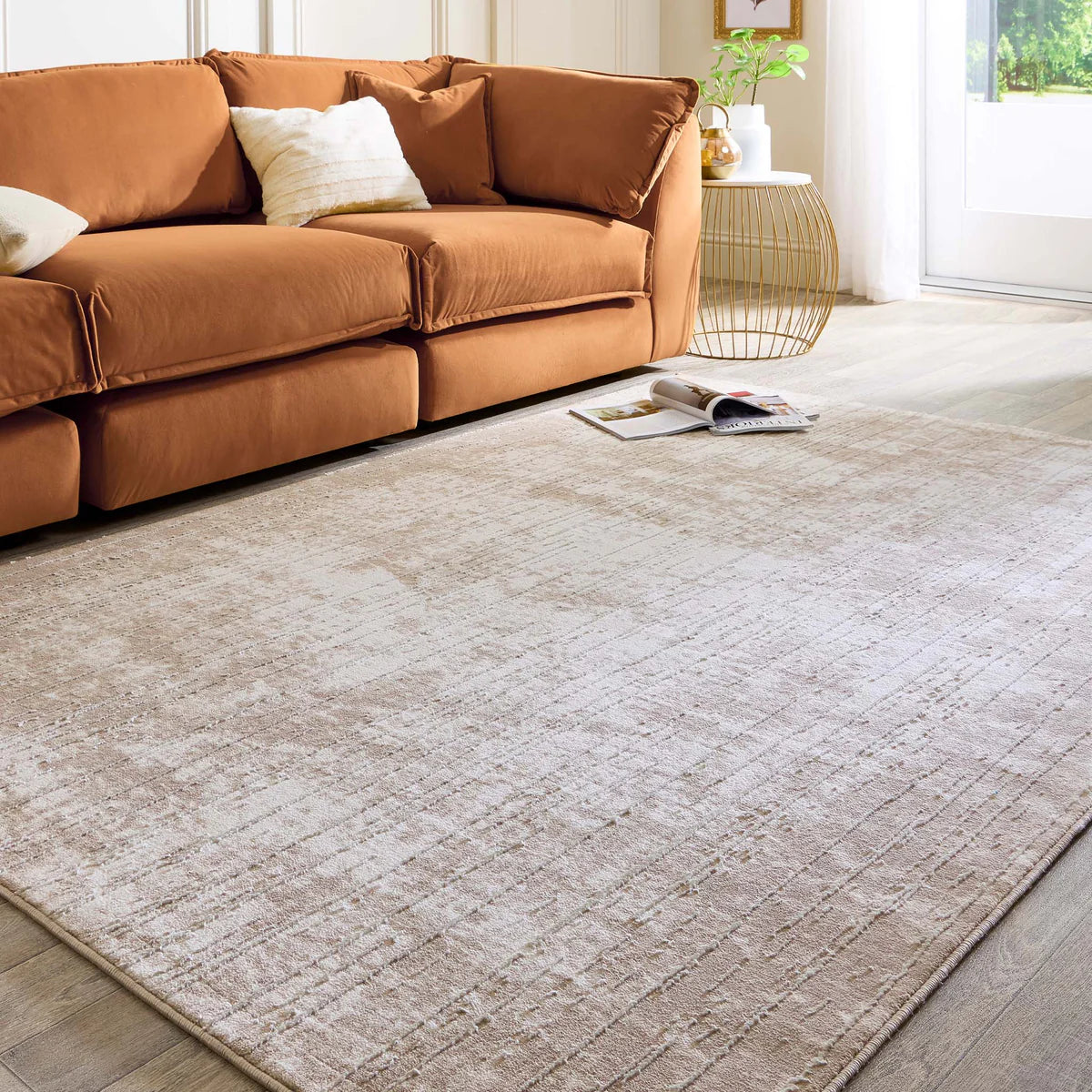 Origins Calacatta Mist Distressed Rug