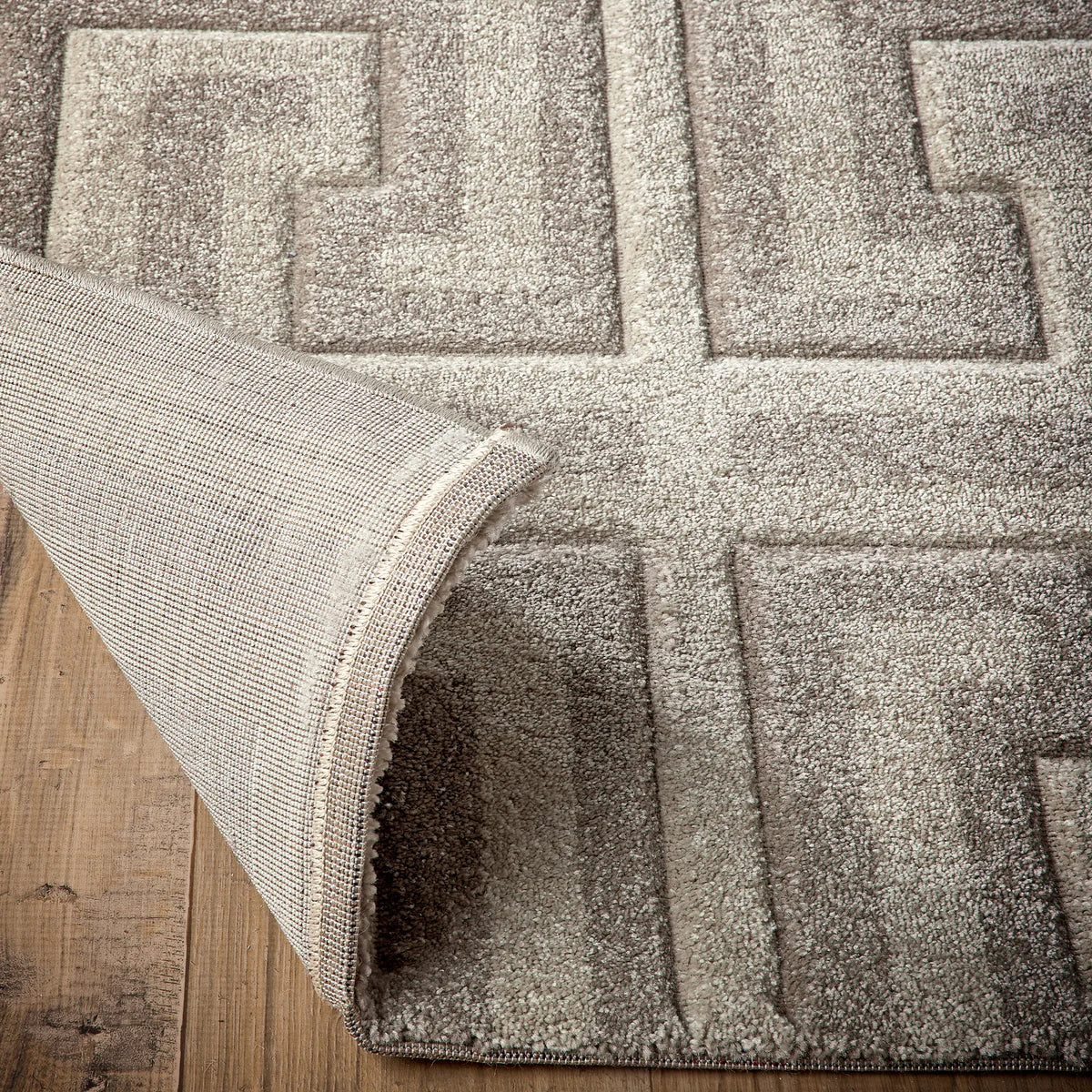 Origins Greek Key Rug - Taupe/Beige