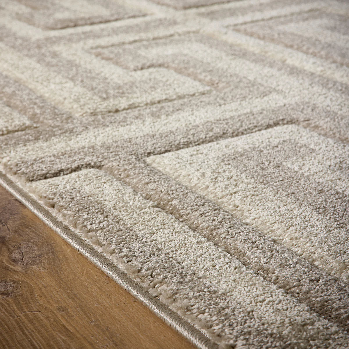 Origins Greek Key Rug - Taupe/Beige