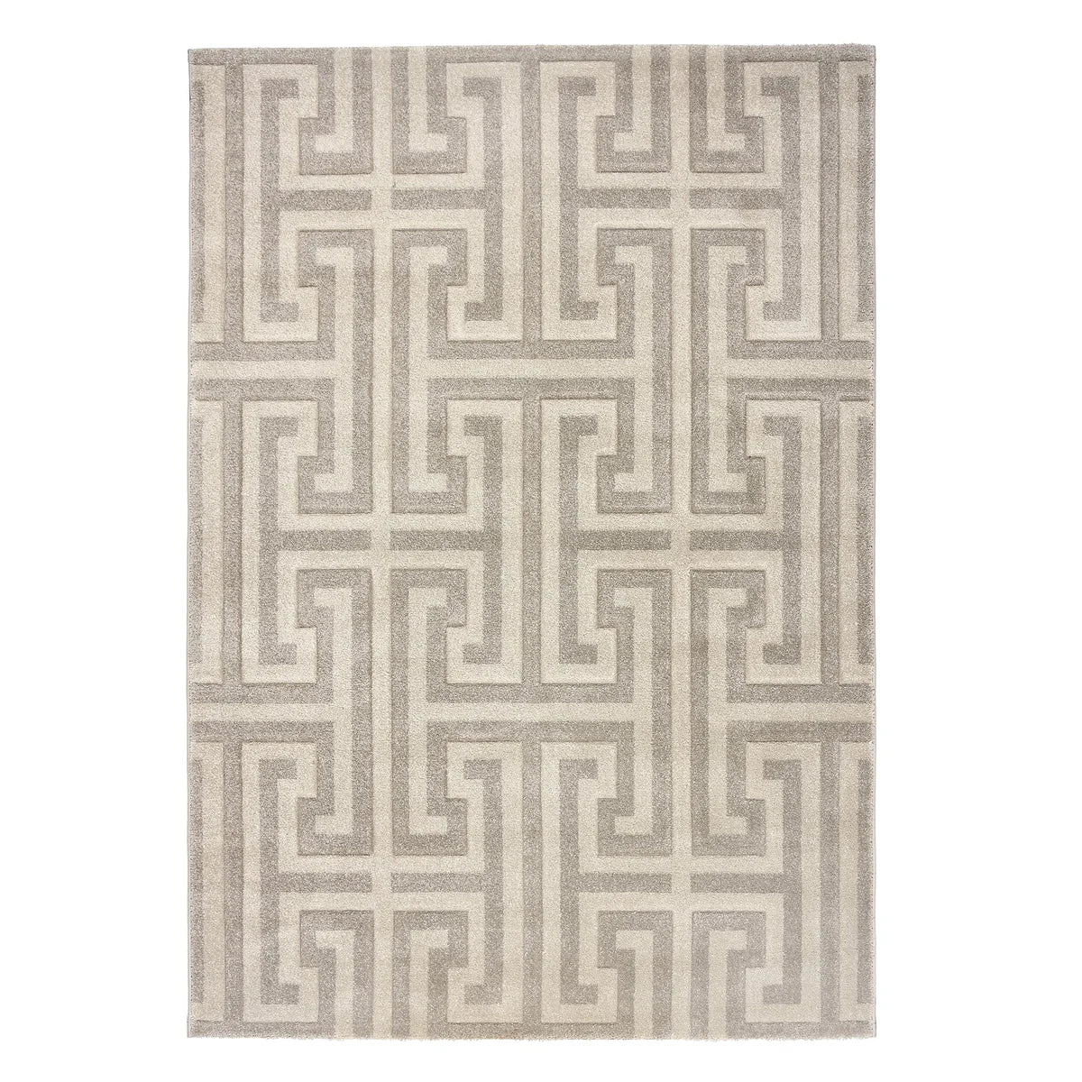 Origins Greek Key Rug - Taupe/Beige