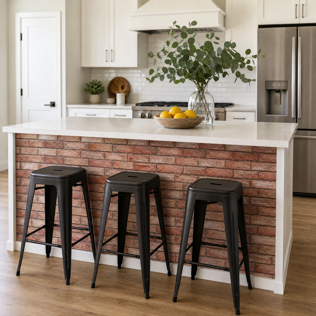 Peel and Stick 3D Brick Wall Panels