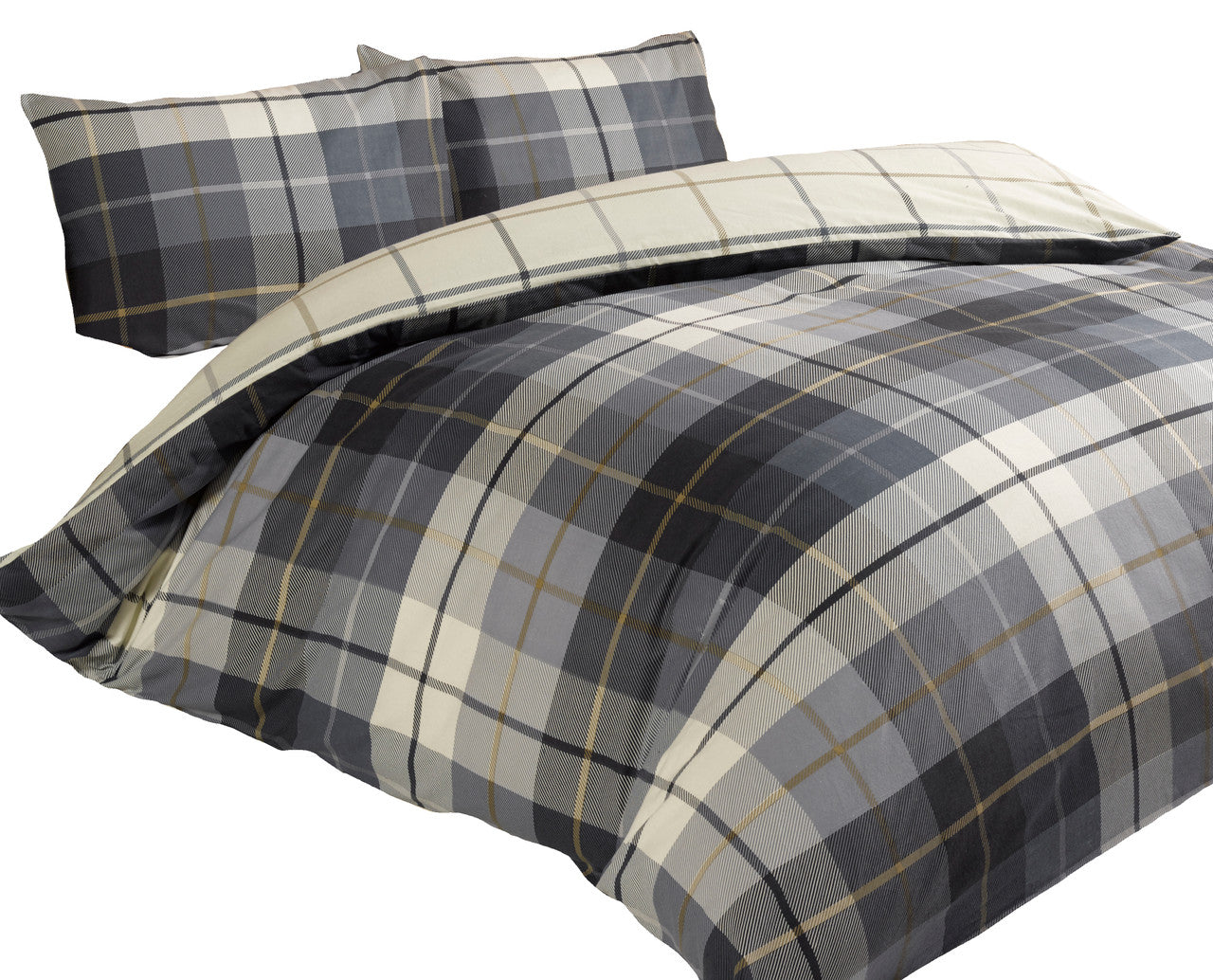 Lomond Check Flannellette Duvet Set