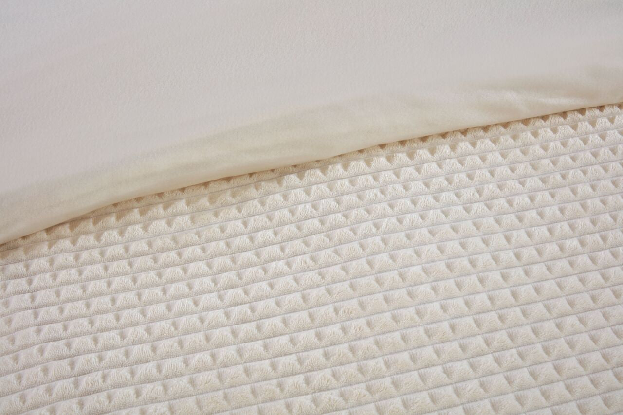 Luxury Waffle Teddy Duvet Set