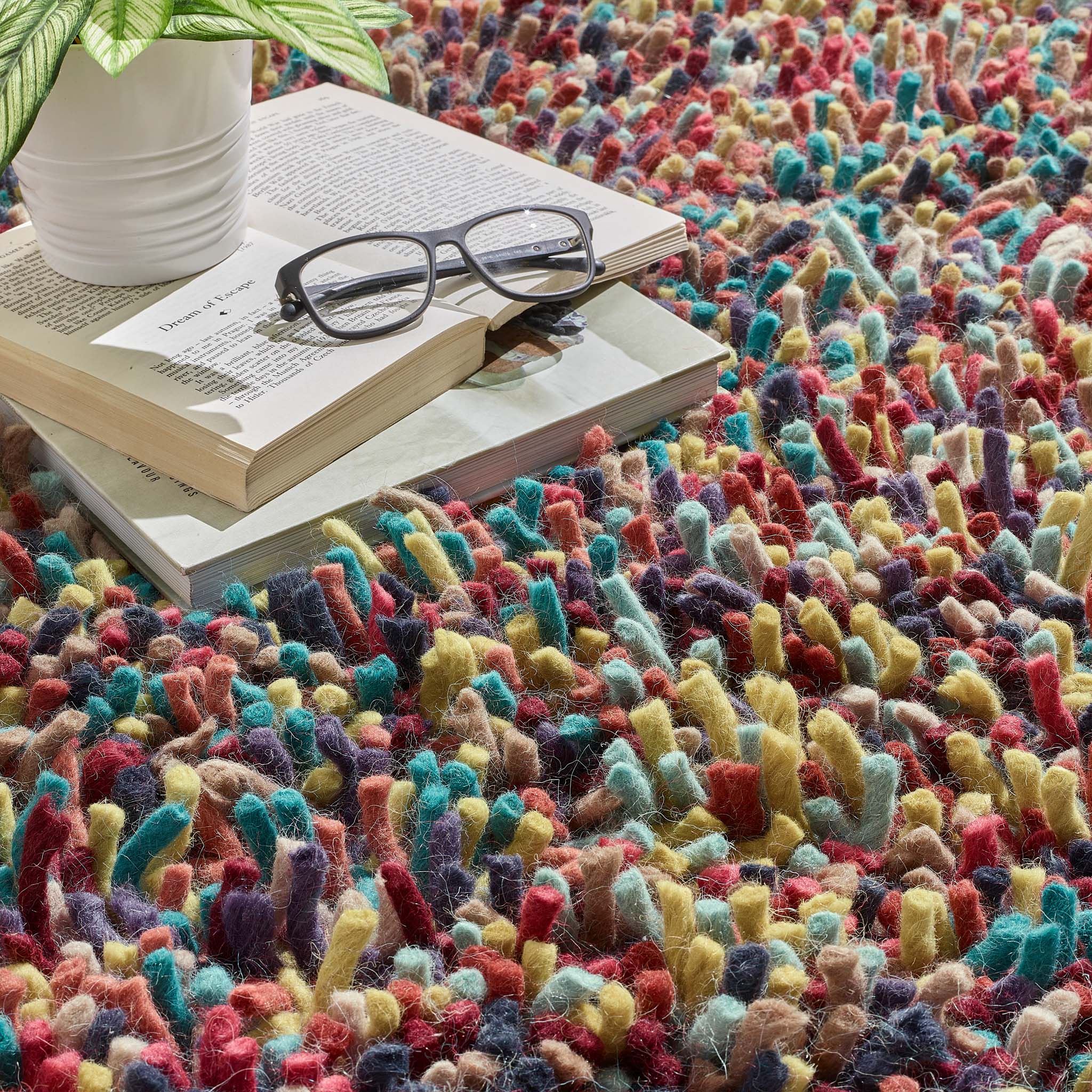 Origins Rocks Shaggy Multi Rug