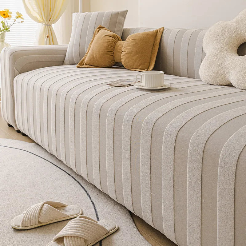Anti-Scratch Quilted Stretch Sofa Cover