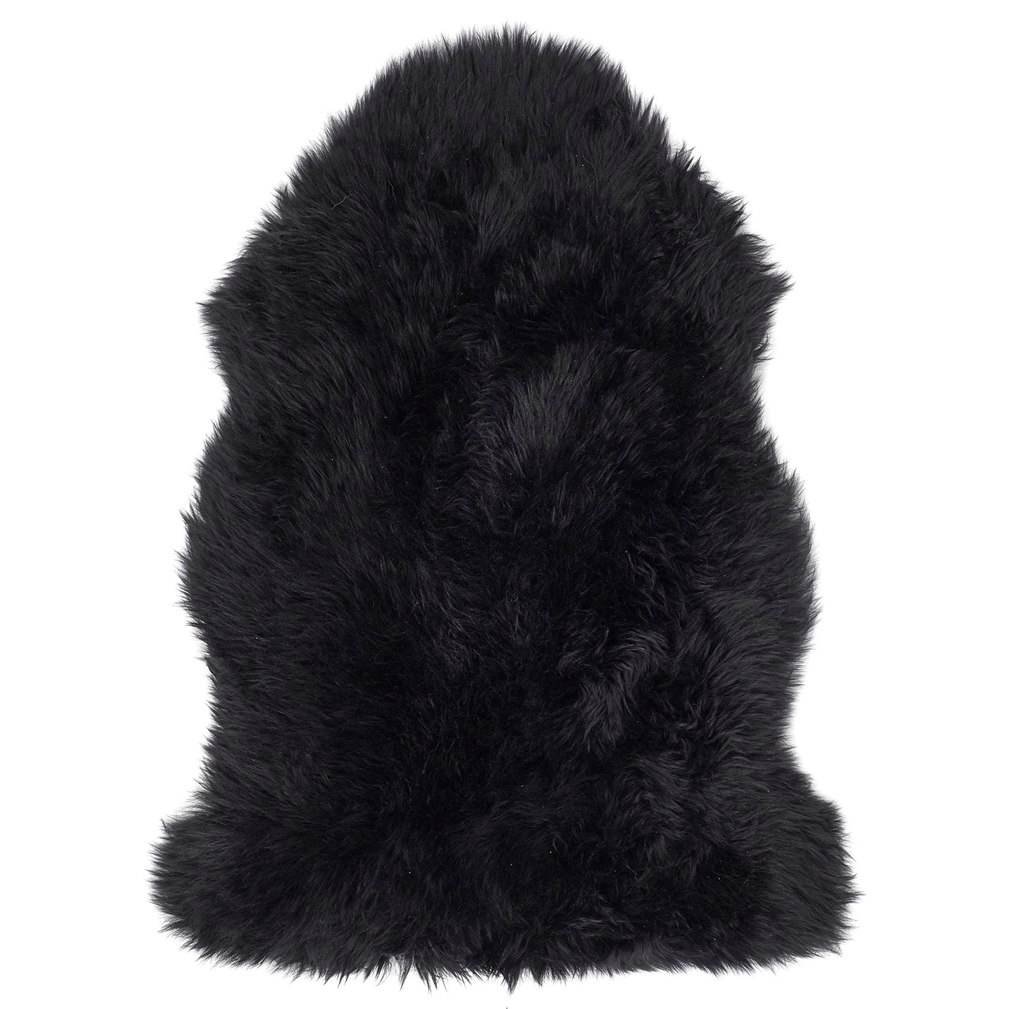 Origins Genuine Sheepskin Black Rug