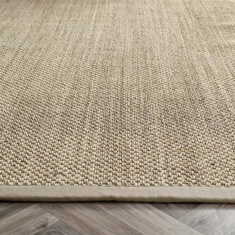 Origins Sisal Rug - Light Beige with Sand Border