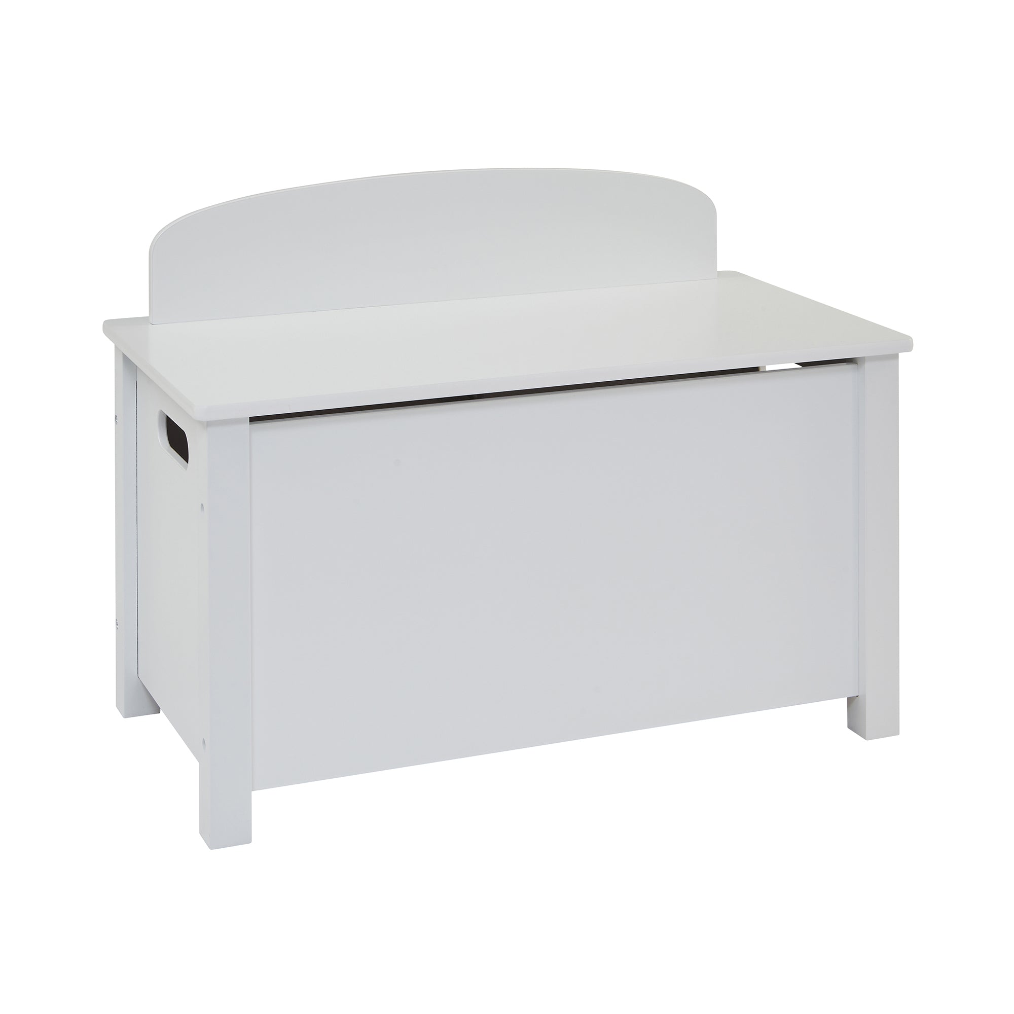 Classic White Big Wooden Toy Box