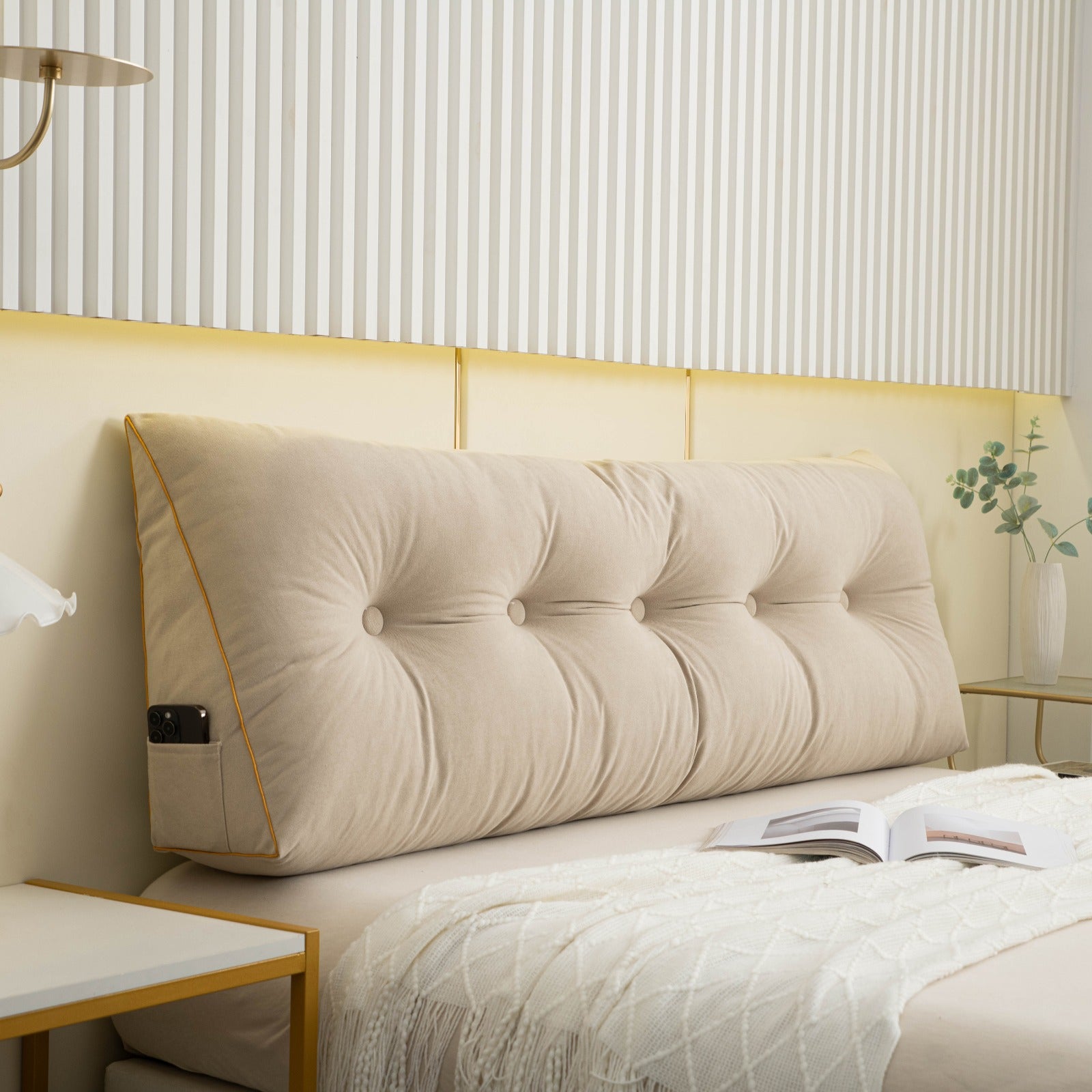 Cuscino a cuneo di lusso chic