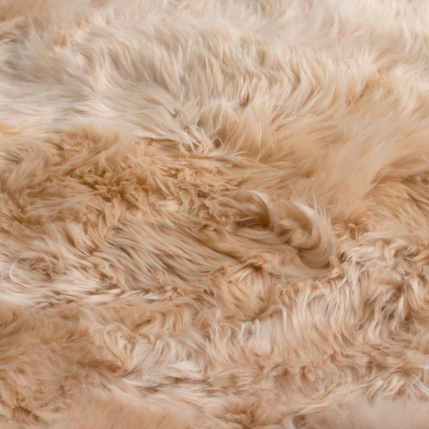 Beige Luxury New Zealand Sheepskin Rug