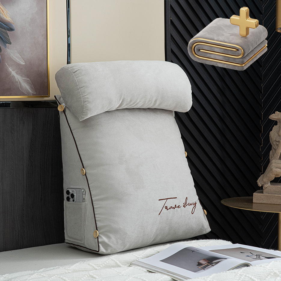 Extra hoes voor luxe rugleuning leeskussen