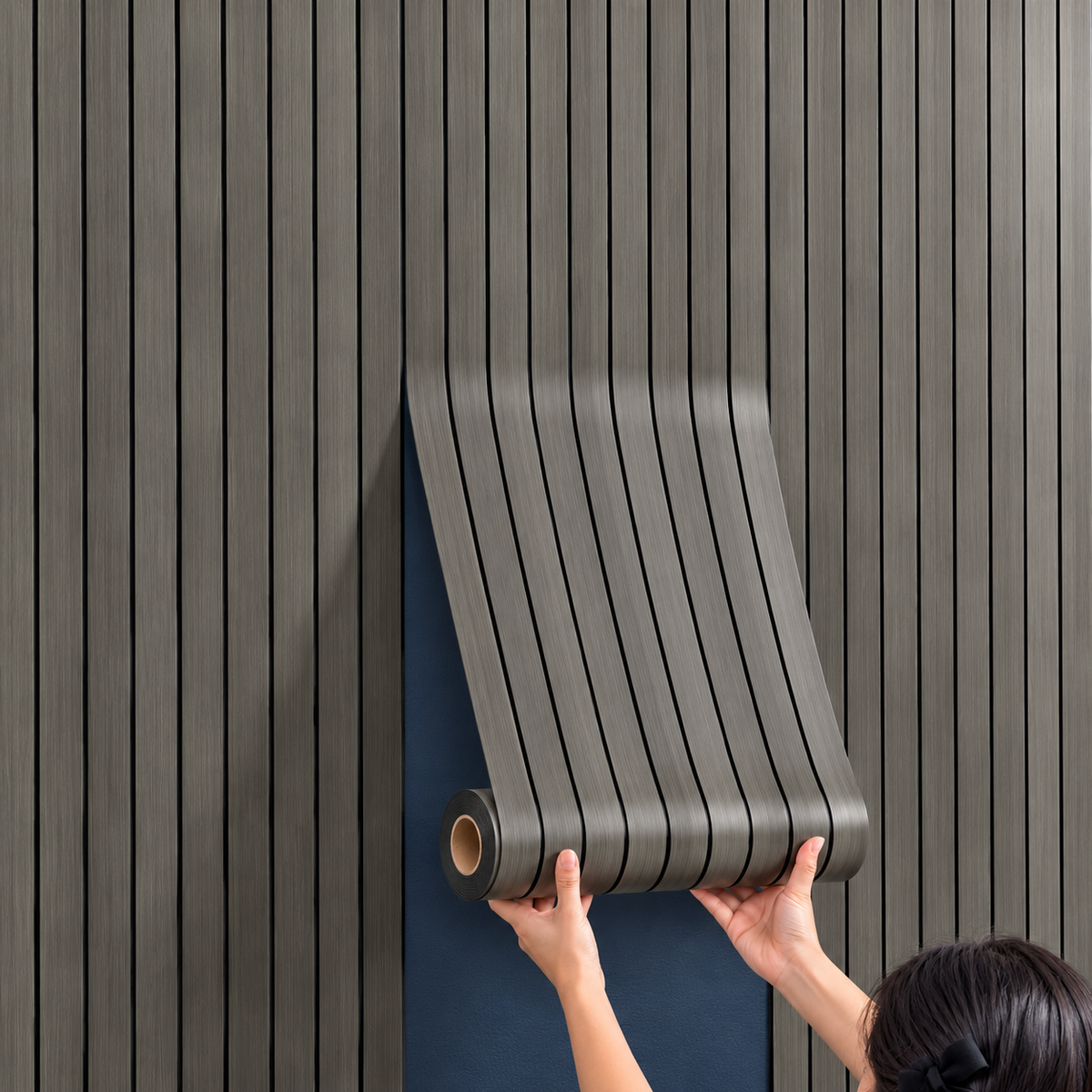Peel and Stick Wood Slat Wall Panels