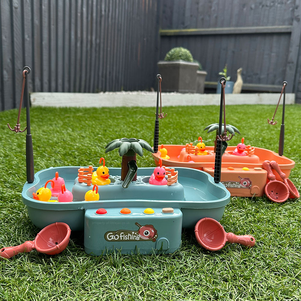 Haak de eend - Interactief spel met bewegend water