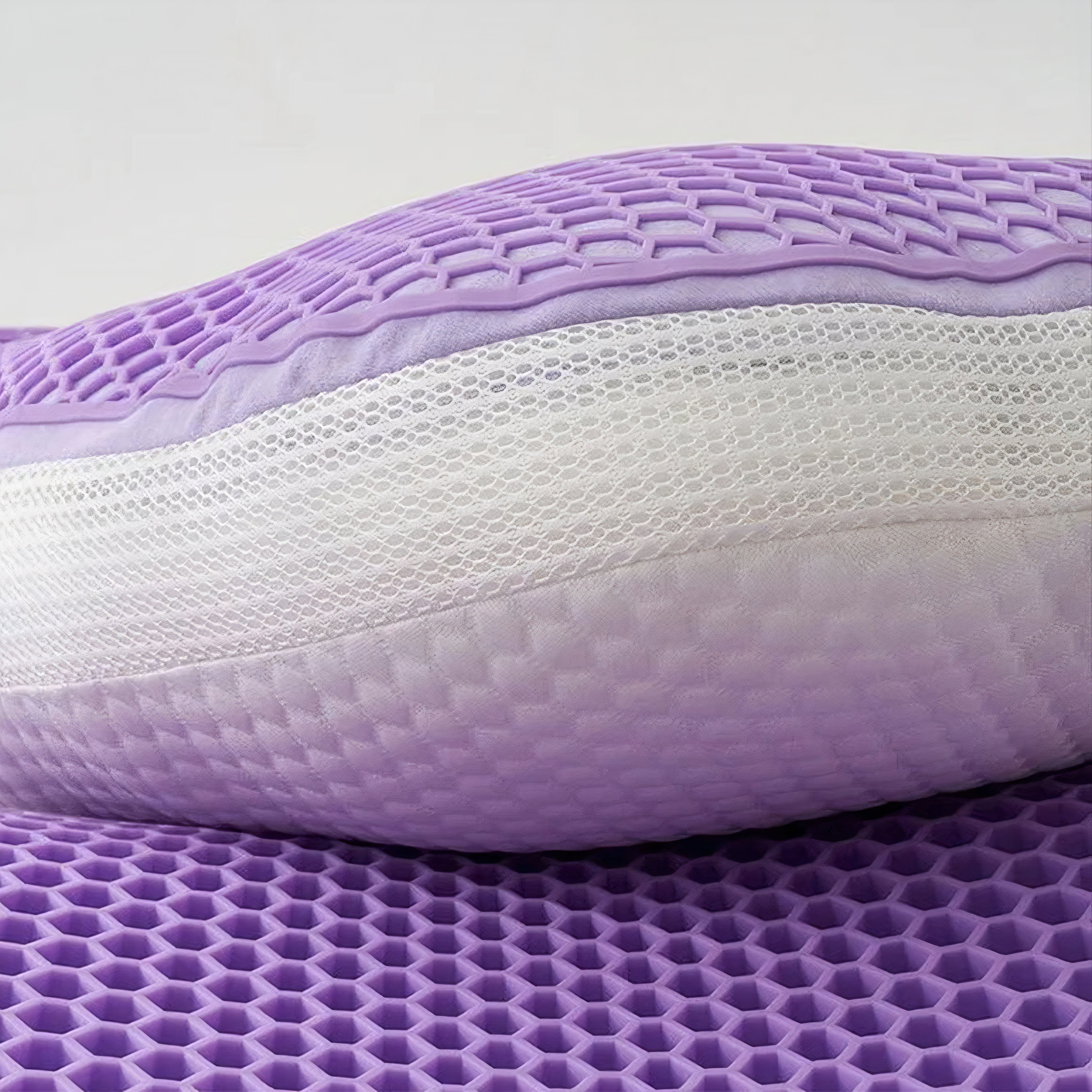 Almohada de gel híbrido de nido de abeja: almohada de apoyo para cuello y hombros