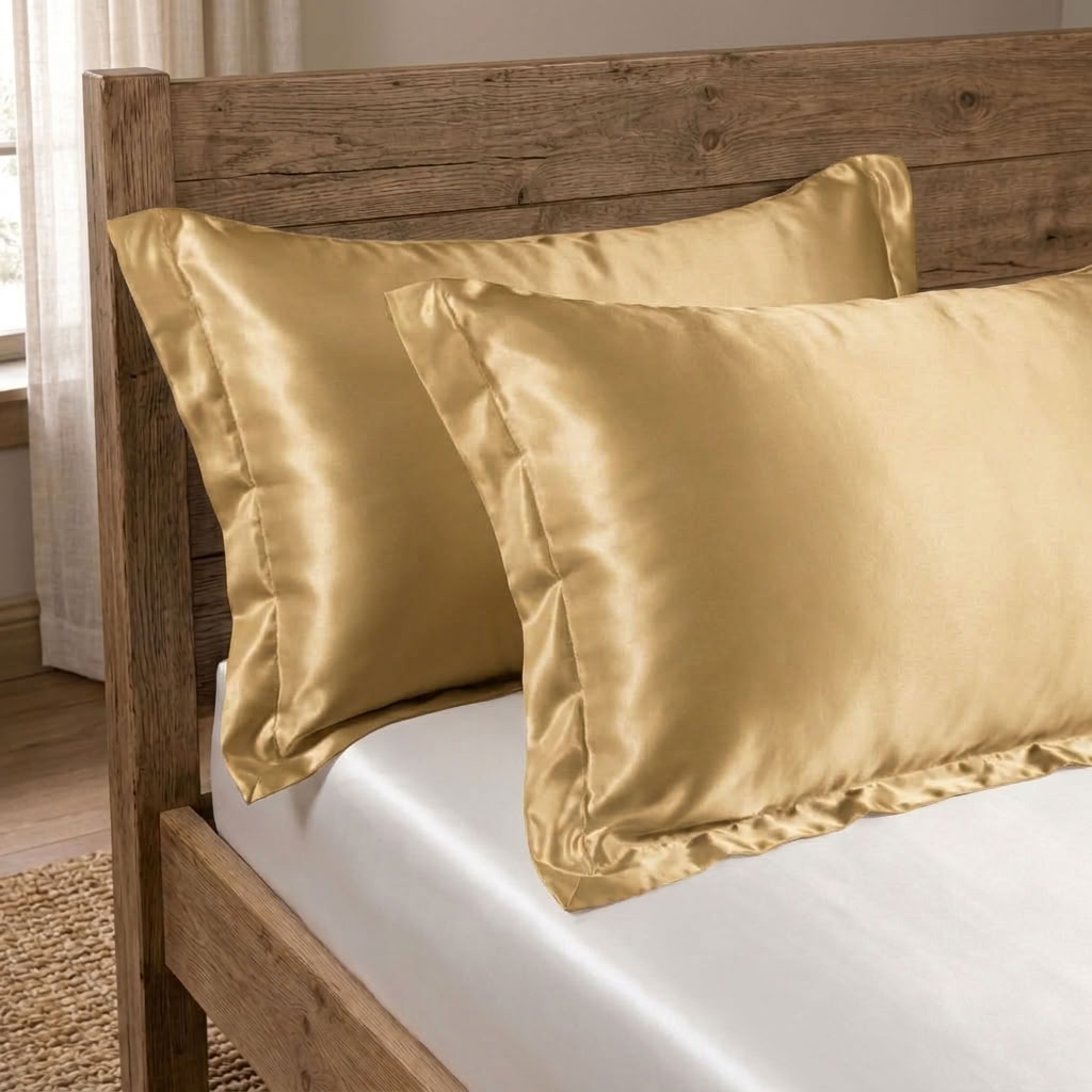 Matching Satin Pillowcases Set of 2