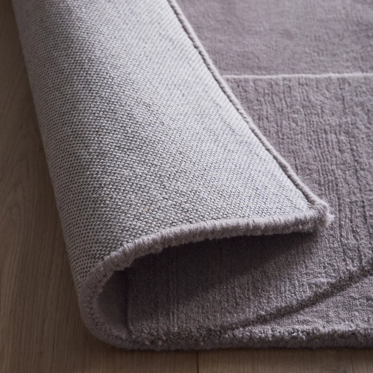 Origins Penny Grey Mauve Wool Rug