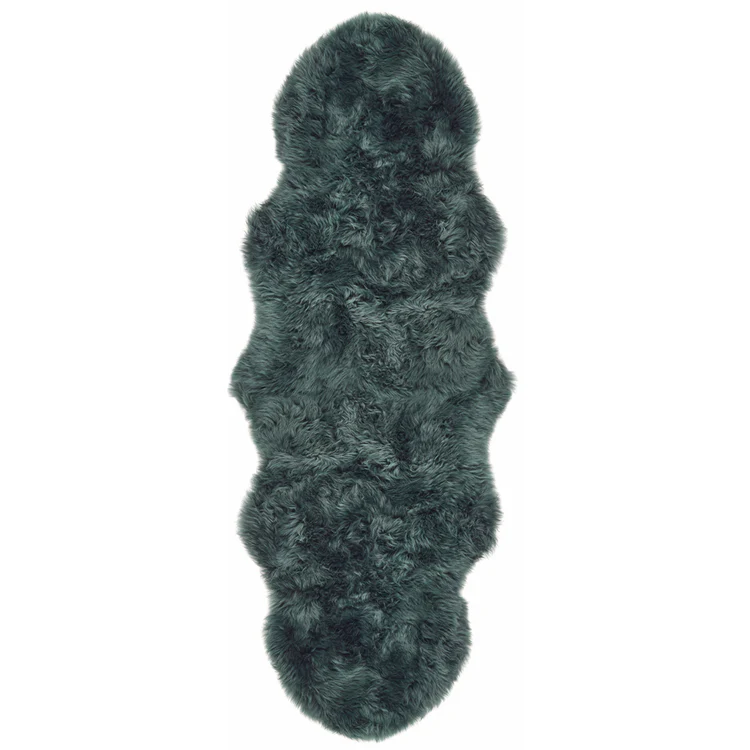 Origins Genuine Sheepskin Forest Green Rug