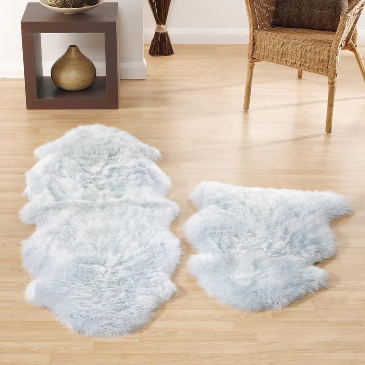 Origins Genuine Sheepskin Duck Egg Rug