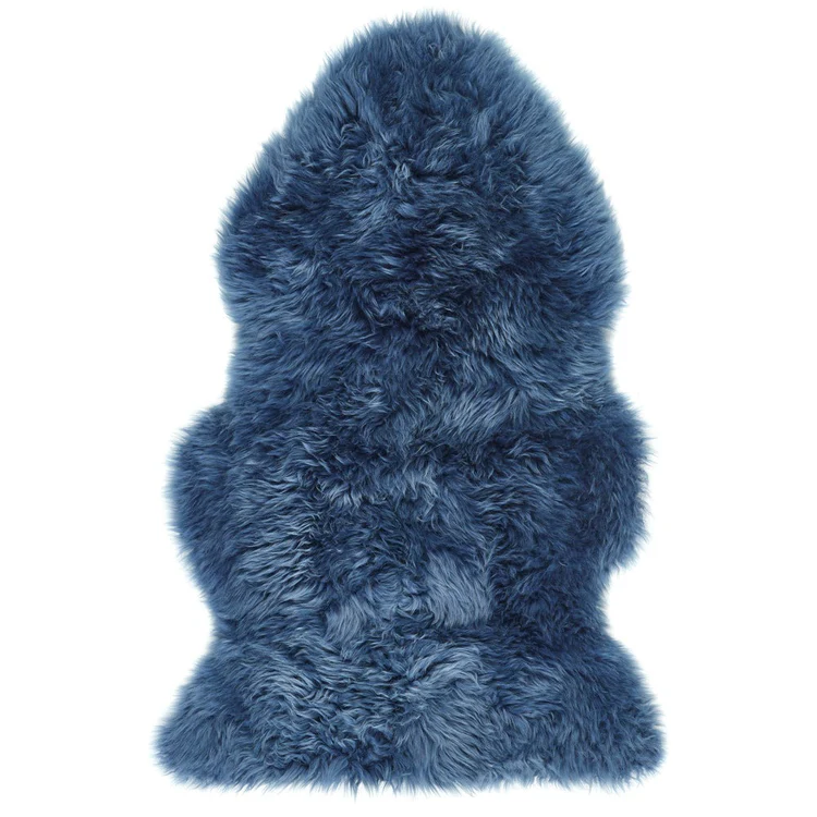 Origins Genuine Sheepskin Navy Rug