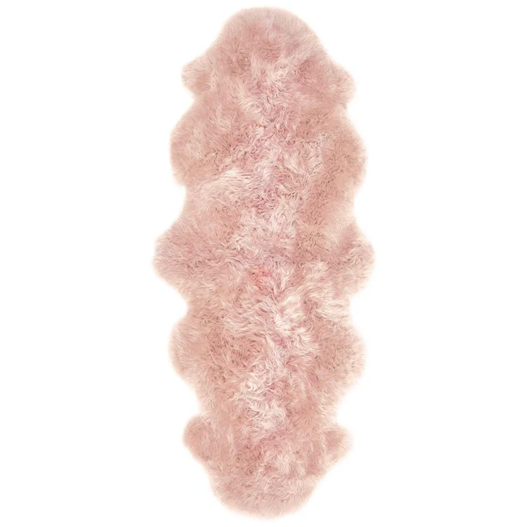 Origins Genuine Sheepskin Adobe Rose Rug