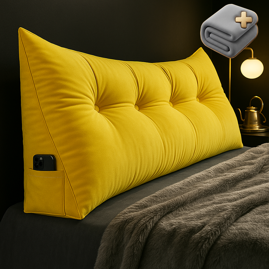 Extra hoes voor luxe wigkussen