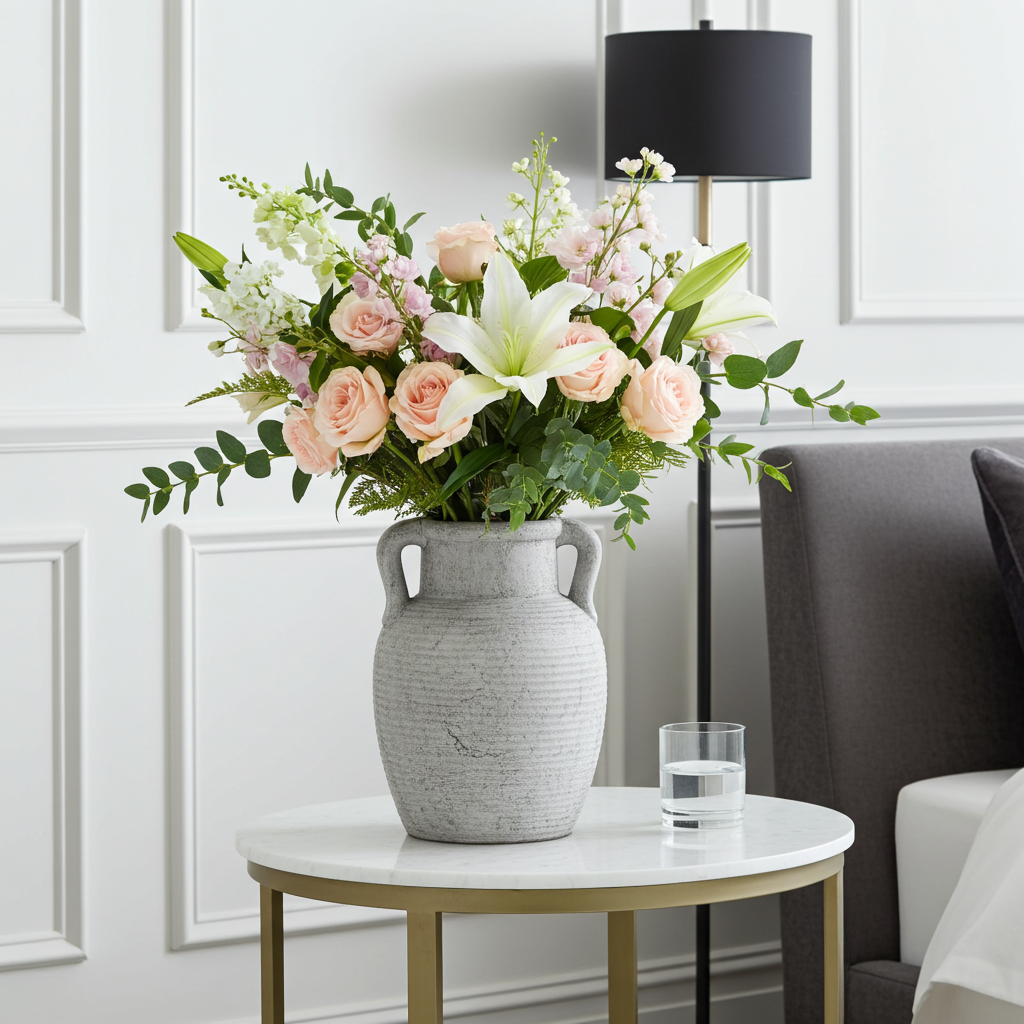 Rustic Style Ceramic Pot Vase