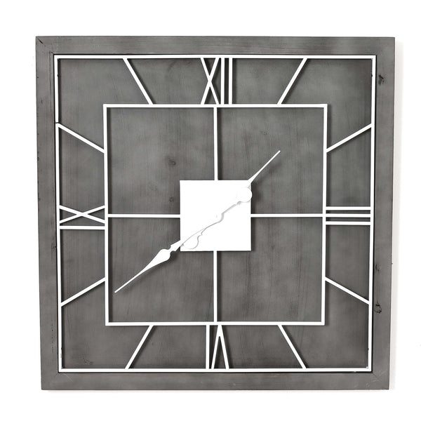 Orologio da parete Williston grigio quadrato