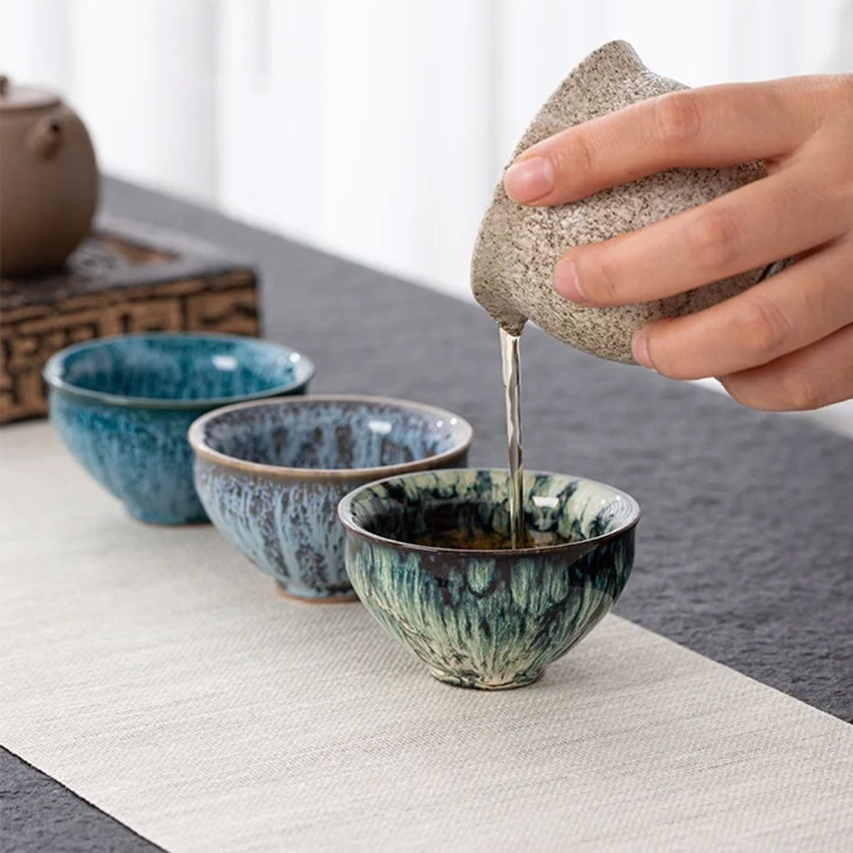 Gama Tranquil: tazas de té premium hechas a mano