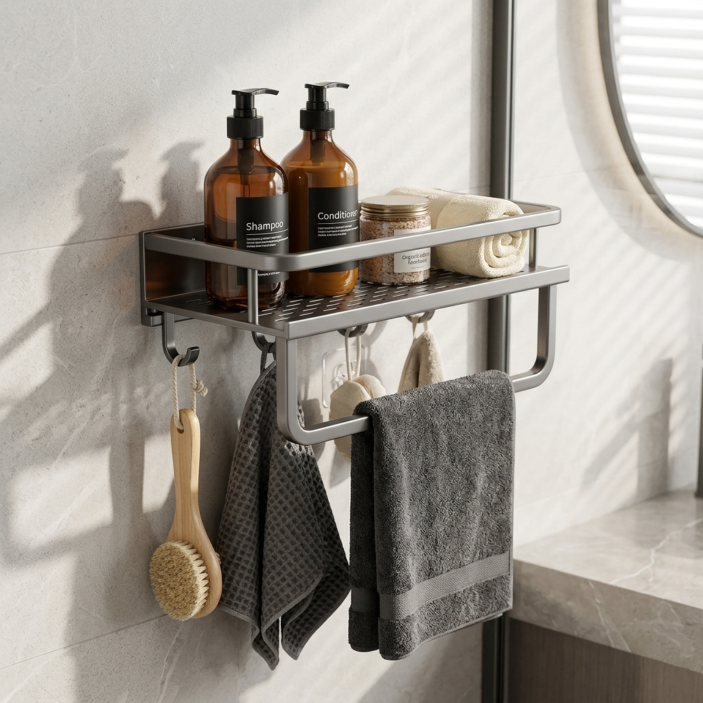 Mensole da bagno in alluminio