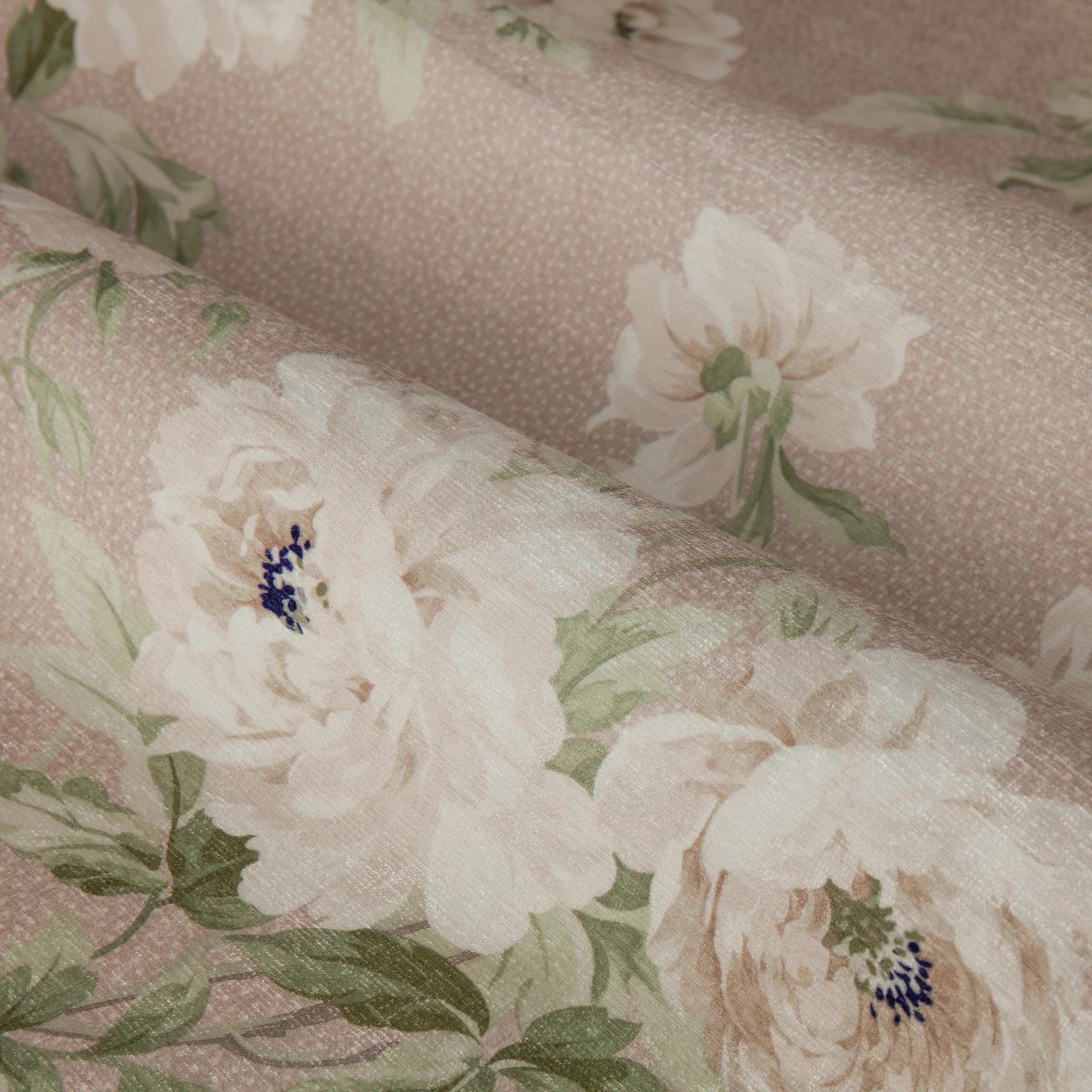 Tende a pieghe a matita in jacquard Brook Woodland - Lino