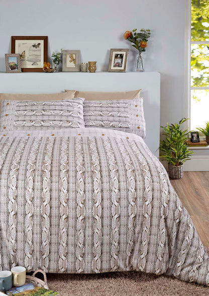 Arran Brushed Cotton Duvet Set