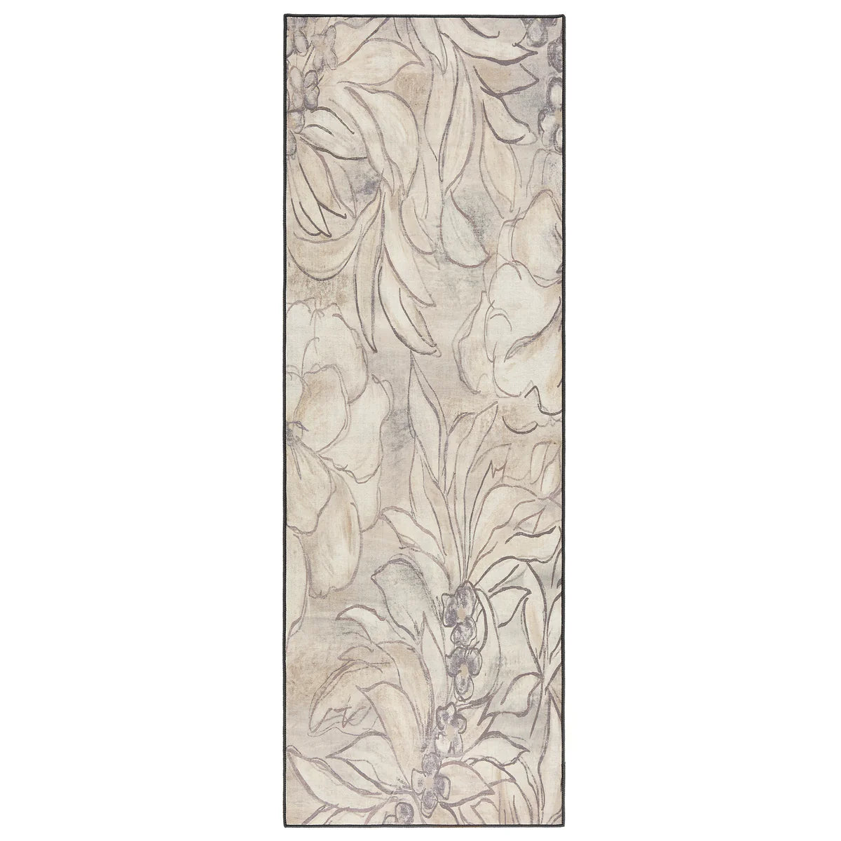 Eco-Washable Rug - Art Floral