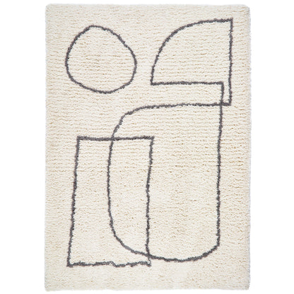 Origins Artisan Picasso White/Grey Rug