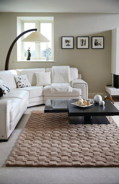 Origins Basketweave 3D Blush Rug