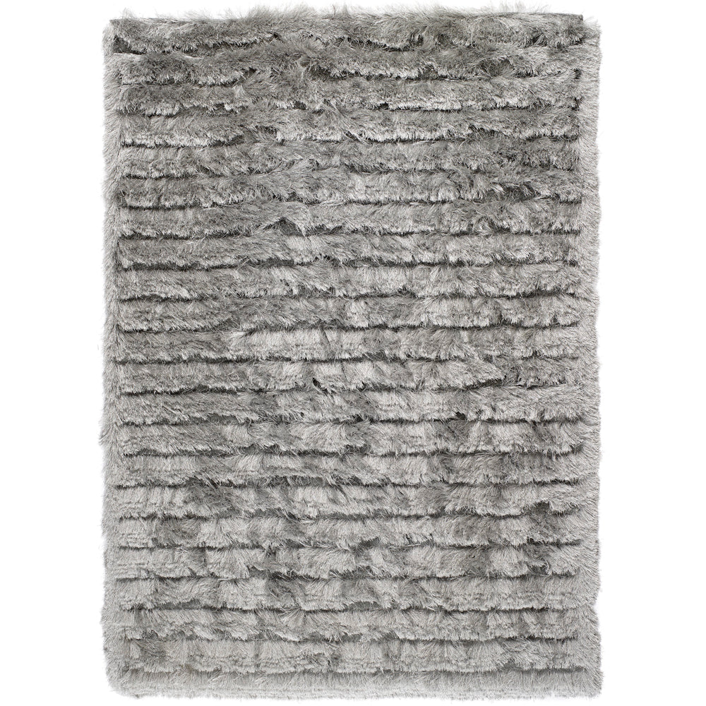 Origins Carved Glamour Silver Rug