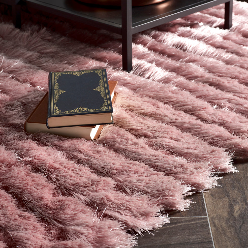Origins Carved Glamour Adobe Rose Rug