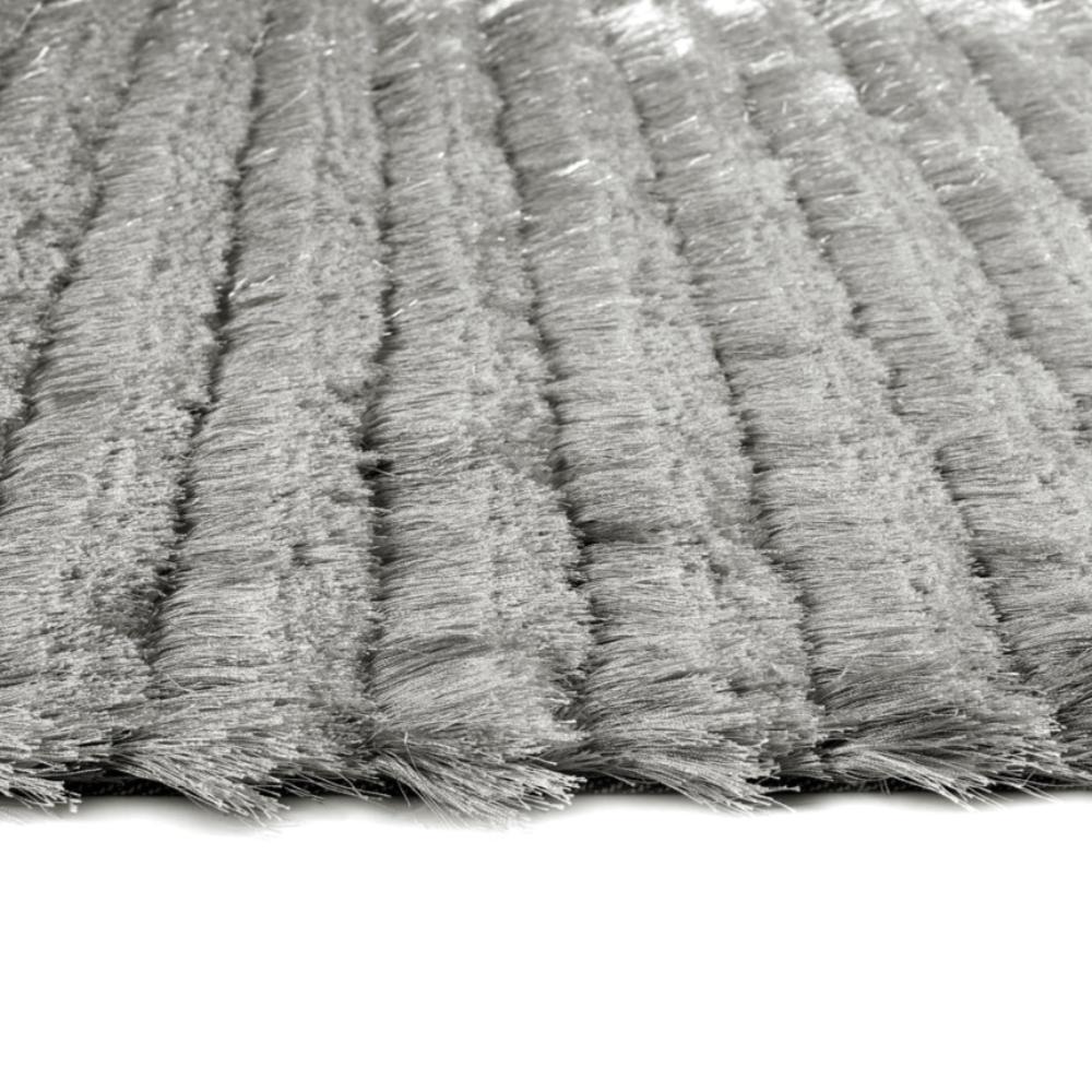 Origins Carved Glamour Silver Rug