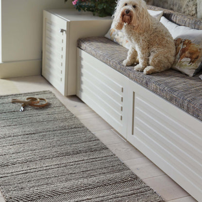 Origins Chunky Knit Natural/Grey Rug