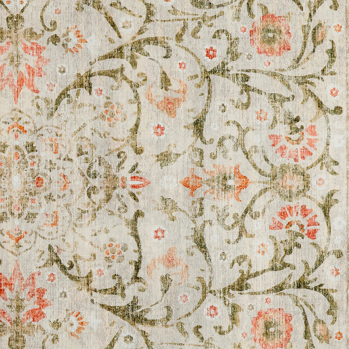 Eco-Washable Rug - Country Paisley
