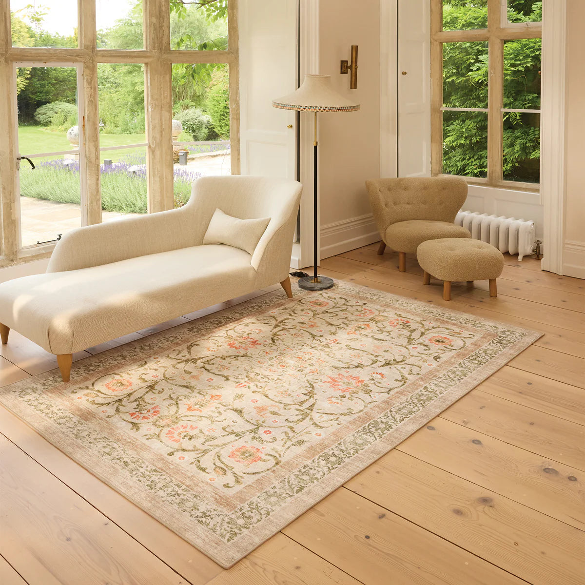 Eco-Washable Rug - Country Paisley
