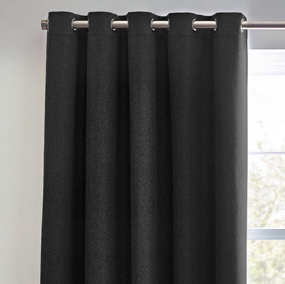 Tende oscuranti termiche con occhielli Dawn Textured - Lino