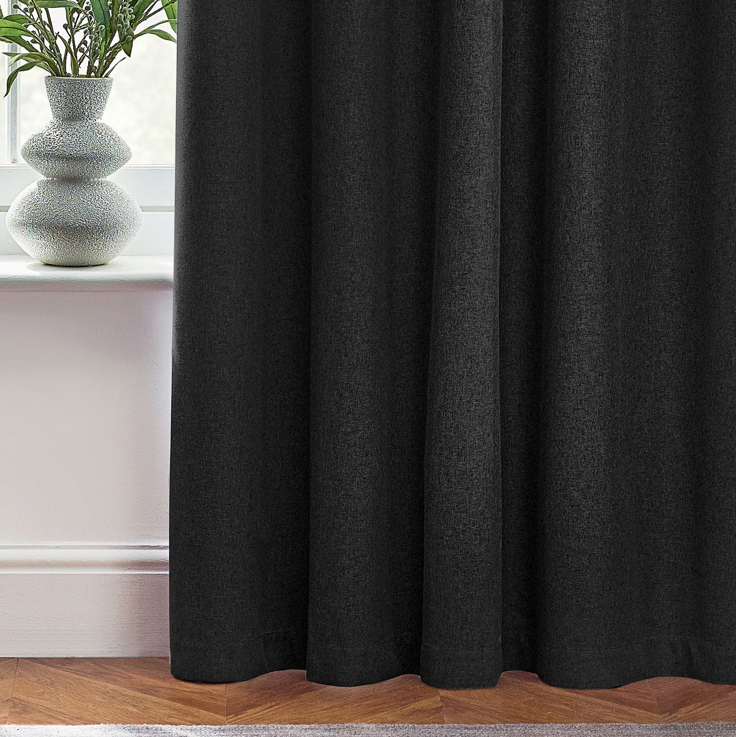 Tende oscuranti termiche con occhielli Dawn Textured - Lino