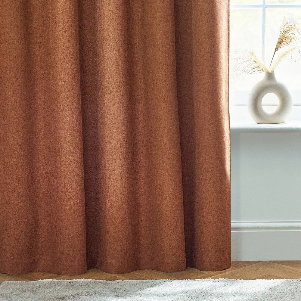 Tende oscuranti termiche con occhielli Dawn Textured - Lino