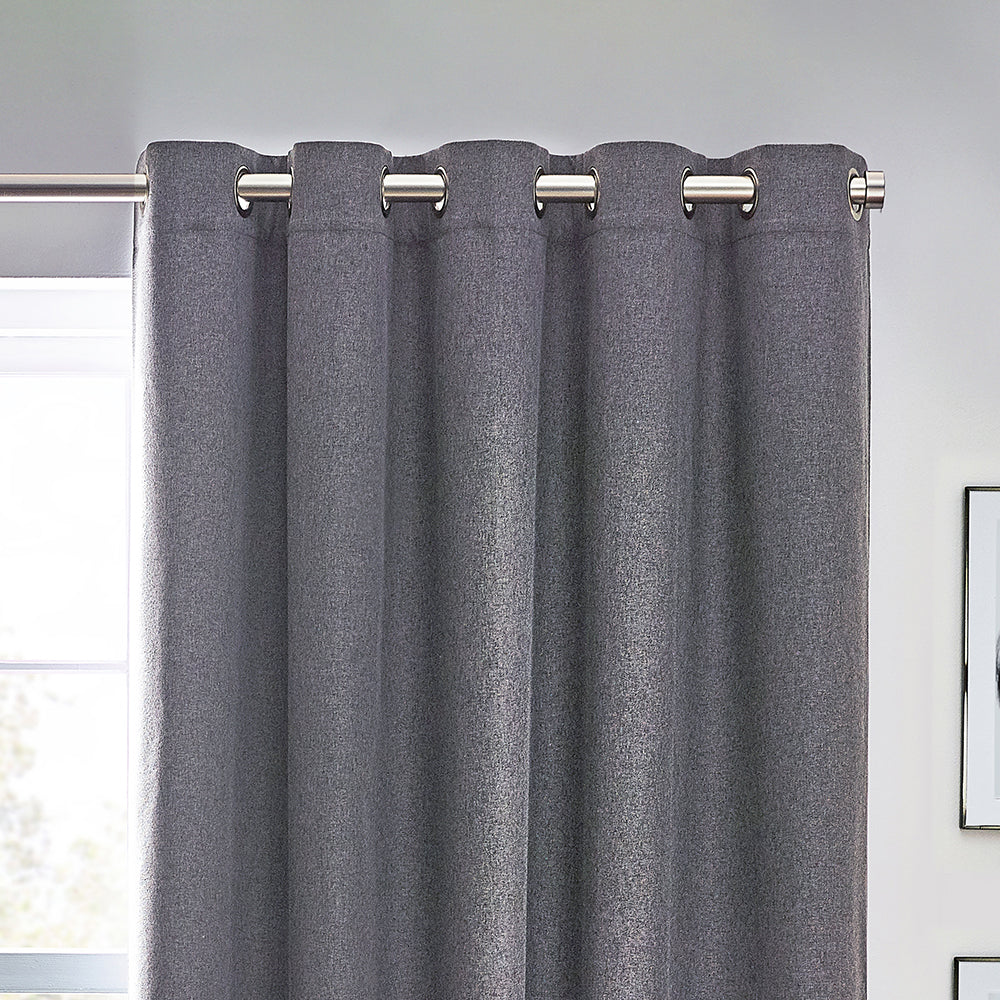 Tende oscuranti termiche con occhielli Dawn Textured - Lino
