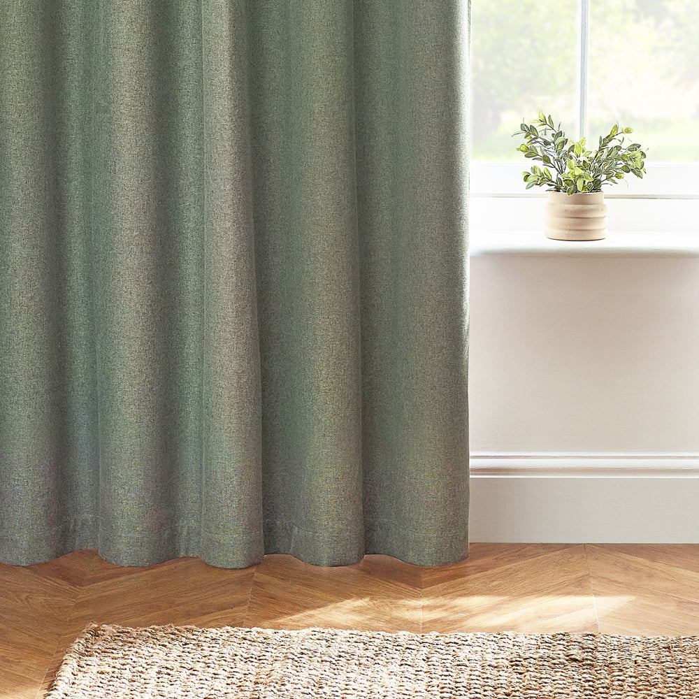 Tende oscuranti termiche con occhielli Dawn Textured - Lino