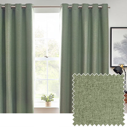 Tende oscuranti termiche con occhielli Dawn Textured - Lino
