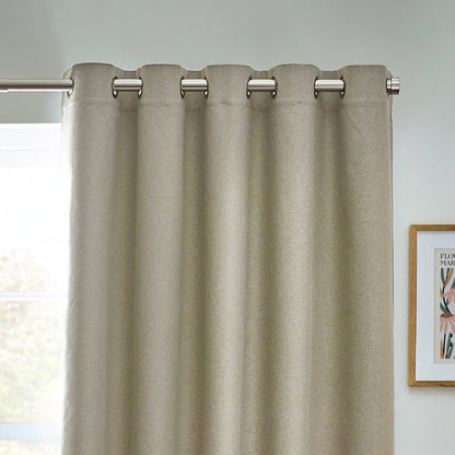 Tende oscuranti termiche con occhielli Dawn Textured - Lino