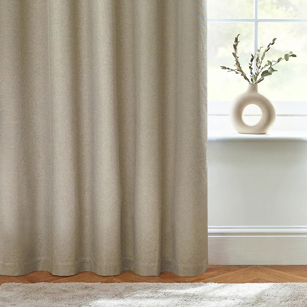 Tende oscuranti termiche con occhielli Dawn Textured - Lino