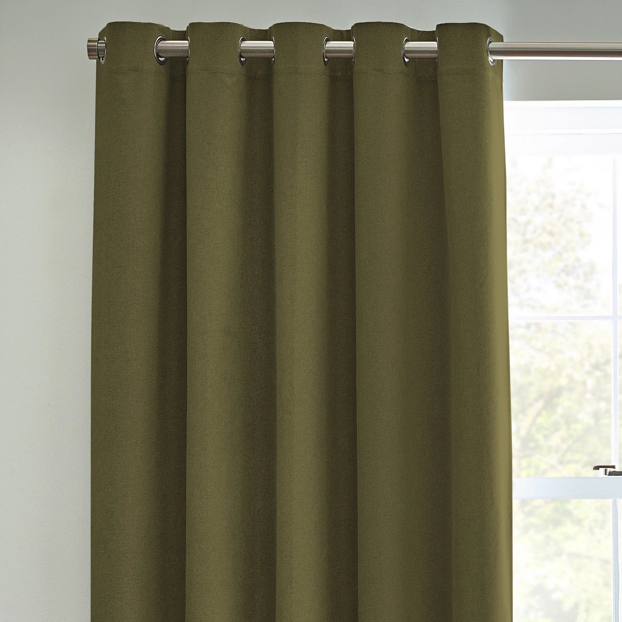 Tende oscuranti termiche con occhielli Dawn Textured - Lino