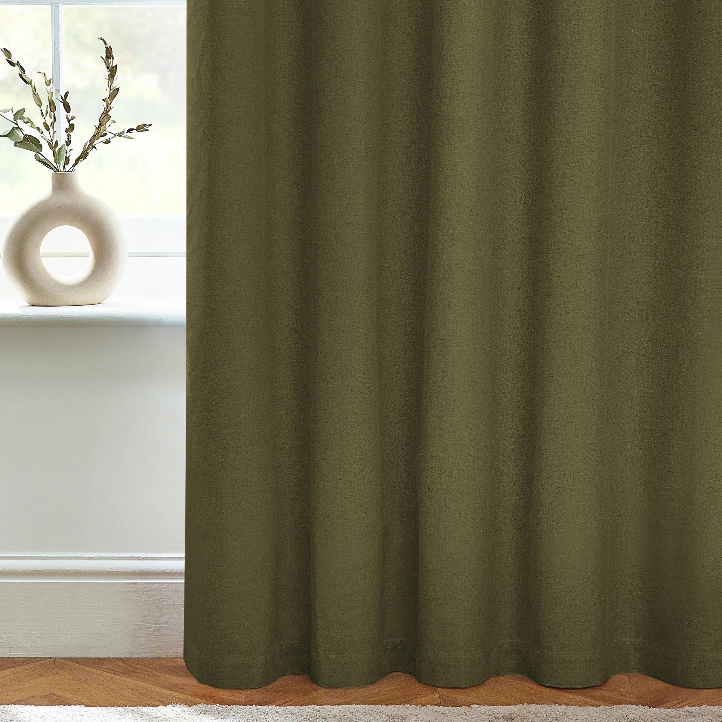 Tende oscuranti termiche con occhielli Dawn Textured - Lino